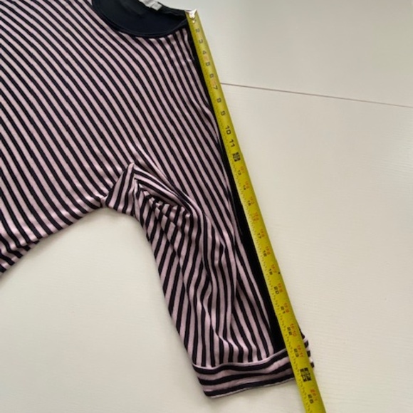 Adidas by Stella McCartney Yoga Striped Tee Top Size Medium - Picture 10 of 10